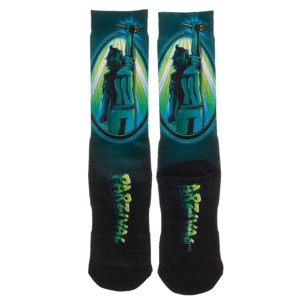 Parzival Ready Player One Movie Sublimated 1 Pair Men's Crew Socks Hero Quest
